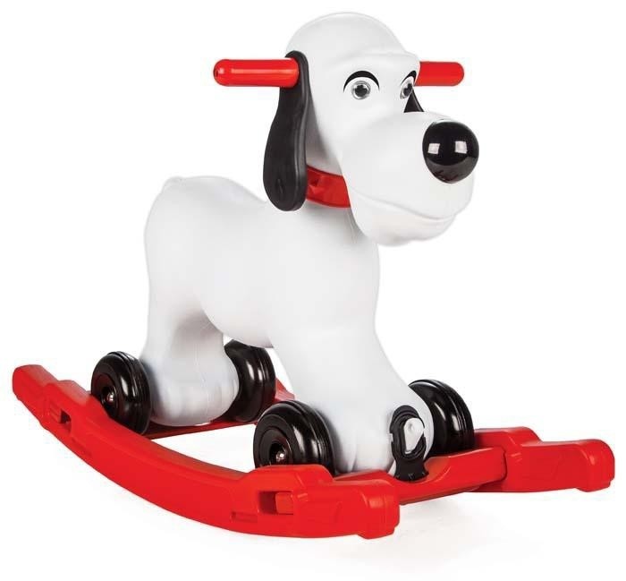 Качалка Kinder Way каталка Собачка на колесах каталка игрушка азбукварик веселая собачка