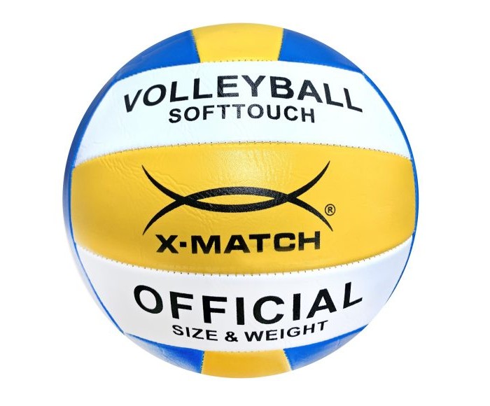 Мячи X-Match Мяч волейбольный 1,6 PVC 56456 мяч волейбольный aurora star размер 5 желто бело синий