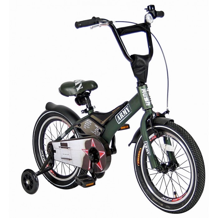 

Велосипед двухколесный Velolider Rush Army 16", Rush Army 16"