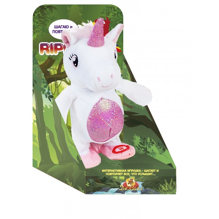 Интерактивные игрушки Ripetix Единорог белый «Шагаю и Повторяю» интерактивные игрушки ripetix единорог розовый шагаю и повторяю