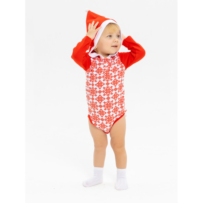 

КотМарКот Боди с капюшоном HO-HO-HO 932321656, Боди с капюшоном HO-HO-HO 932321656
