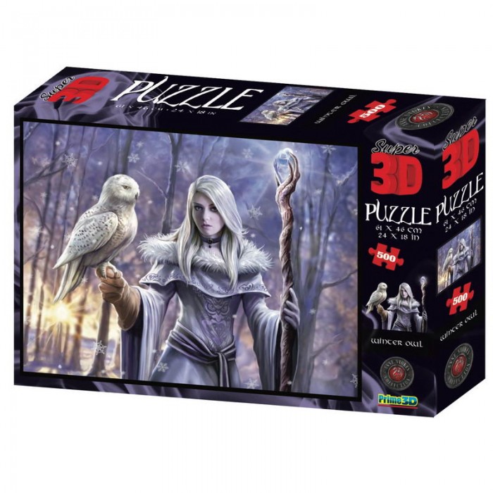 

Prime 3D Пазл Зимняя сова (500 фрагментов), Пазл Зимняя сова (500 фрагментов)