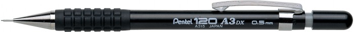Карандаши, восковые мелки, пастель Pentel Карандаш автоматический Pentel120 A3 0.5 мм карандаш механический pentel orenz автоматический профессиональный 0 2 мм белый