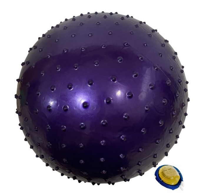 X-Match Мяч массажный с шипами Фитнес 65 см 64922 - фото 1