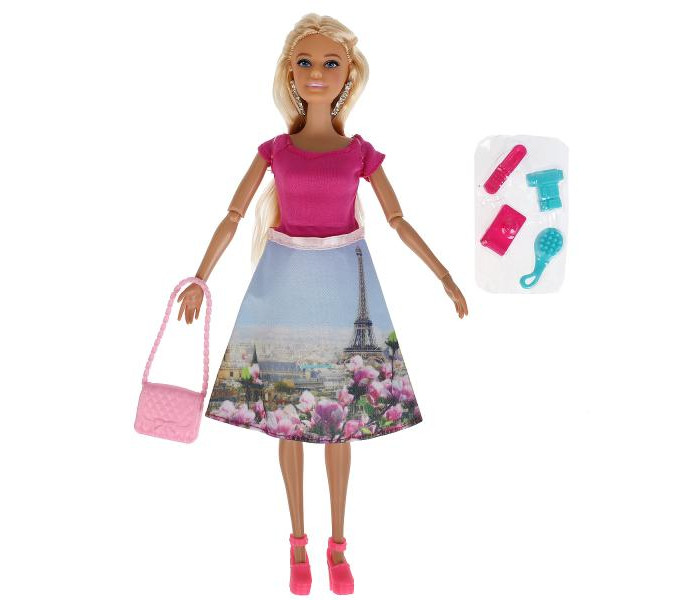 Куклы и одежда для кукол Карапуз Кукла София путешествие в Париж 29 см набор с куклой ася путешественница