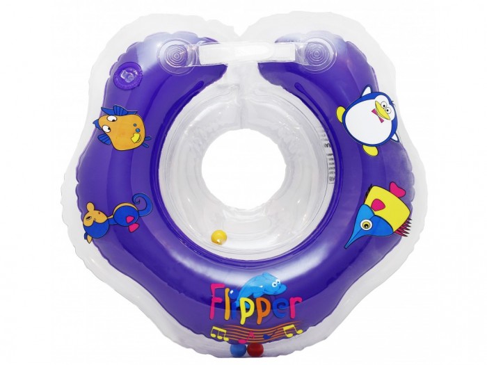 Круг для купания ROXY-KIDS Flipper Music на шею музыкальный