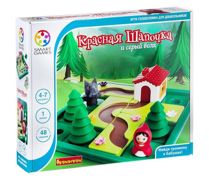 

Bondibon Логическая игра Красная Шапочка и серый волк, Логическая игра Красная Шапочка и серый волк