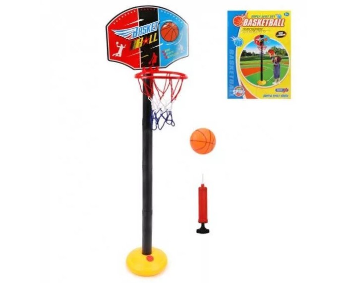 Наша Игрушка Набор напольный баскетбол стойка 118 см набор для баскетбола с кольцом в ассортименте