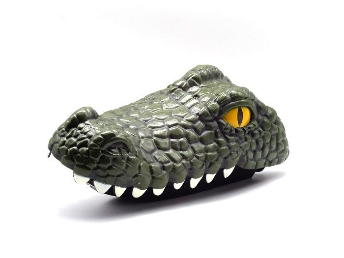 Радиоуправляемые игрушки HK Industries Радиоуправляемый катер-крокодил 2 в 1 радиоуправляемые игрушки hk industries динозавр triceratops радиоуправляемый