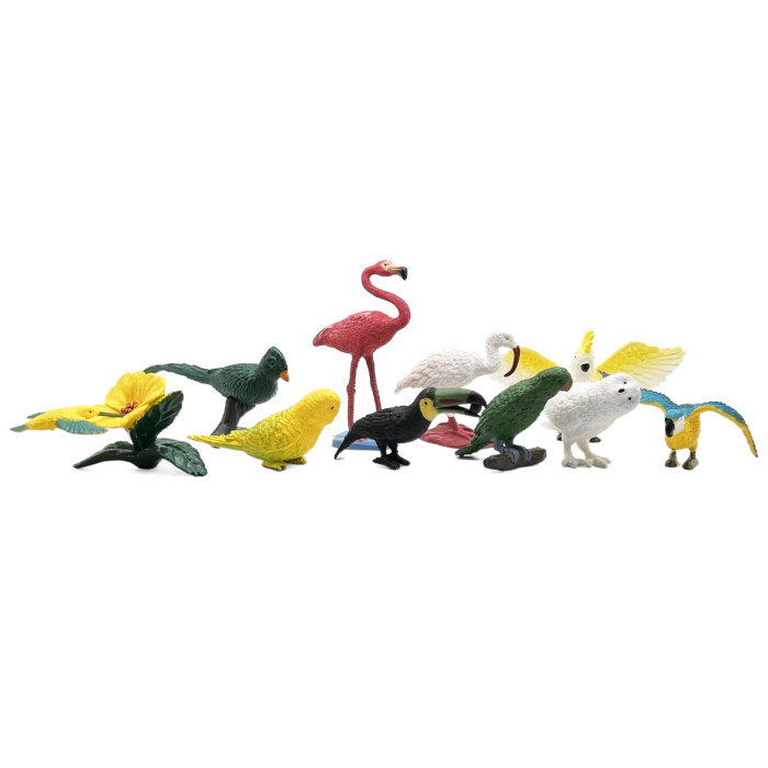 Игровые фигурки Детское время Набор фигурок - Птицы 10 видов набор фигурок мир юрского периода giganotosaurus atrociraptor