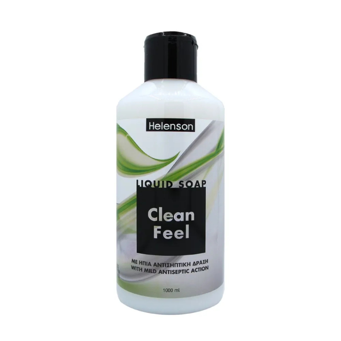 Helenson Жидкое мыло для рук  - Helenson Hand Soap Clean Feel (Antiseptic) 1000 мл жидкое мыло iqup clean care канистра 5 л