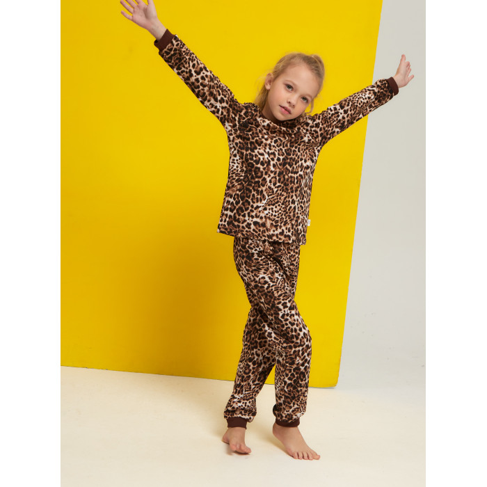 

Веселый малыш Пижама для девочки Leopard, Пижама для девочки Leopard