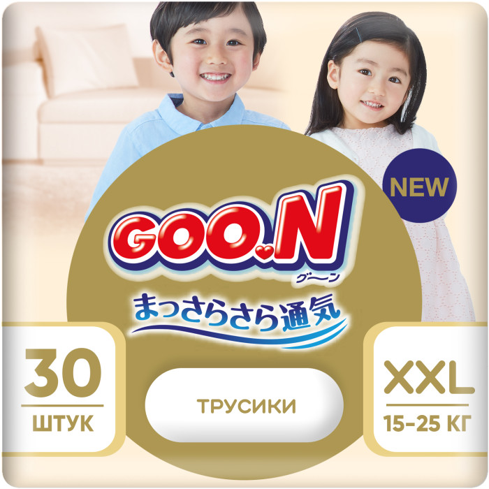 GooN Soft Подгузники-трусики 6/XXL (15-25 кг) 30 шт. - Акушерство.Ru