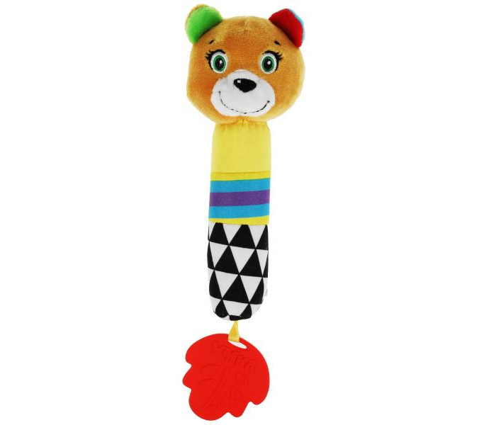 Погремушки Умка Текстильная игрушка пищалка Мишка погремушки умка текстильная игрушка жираф с мячиком