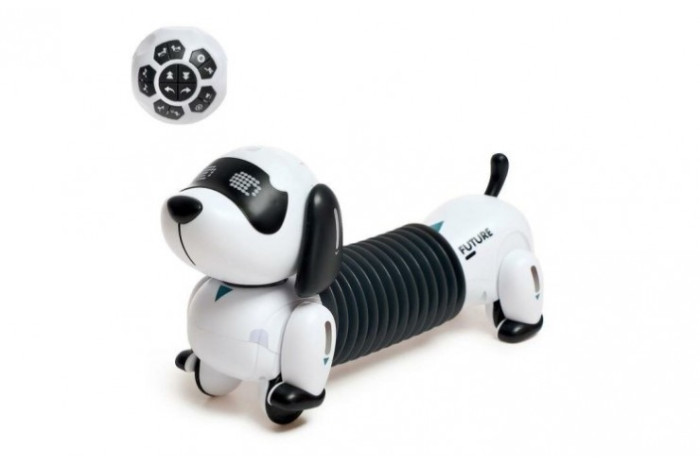 Le Neng Toys Интерактивная радиоуправляемая собака робот Такса