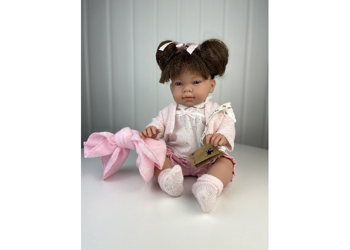 Куклы и одежда для кукол Lamagik S.L. Пупс Марина в бело-розовой одежде 47 см