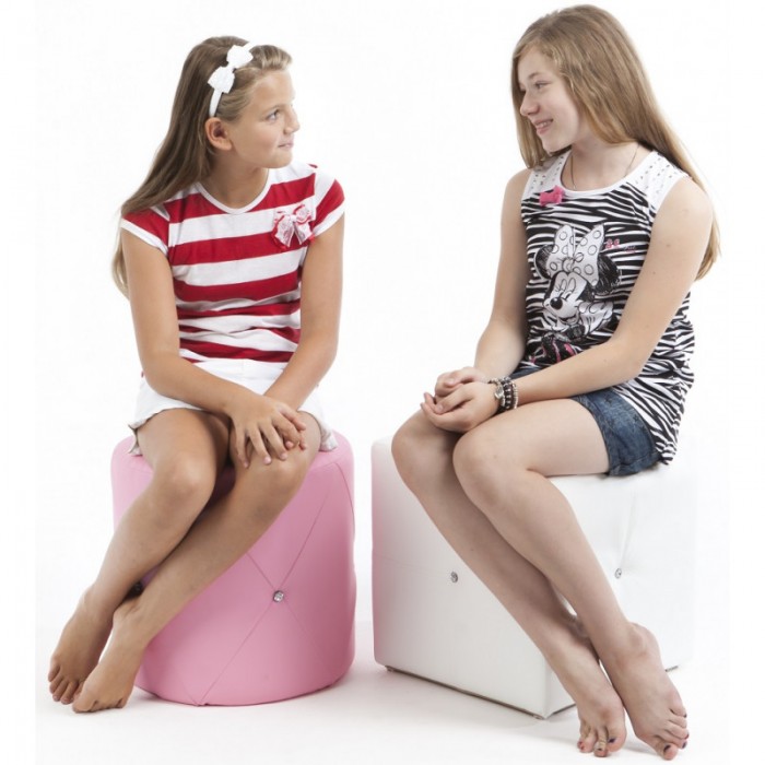 ABC-King Пуф квадратный со стразами Сваровски