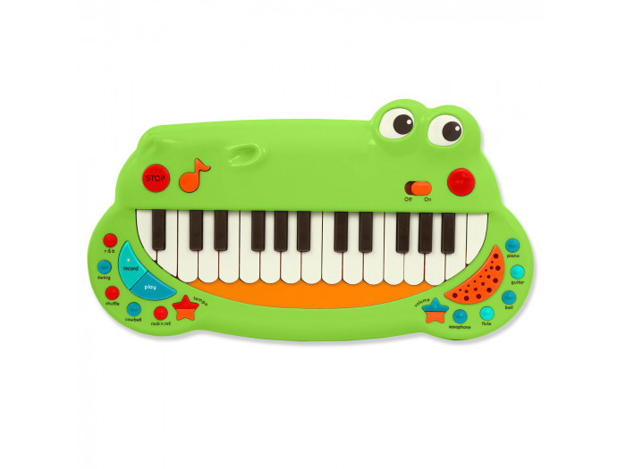 Музыкальные инструменты Battat Игрушка музыкальная Крокодил музыкальные инструменты жирафики музыкальная игрушка слоник