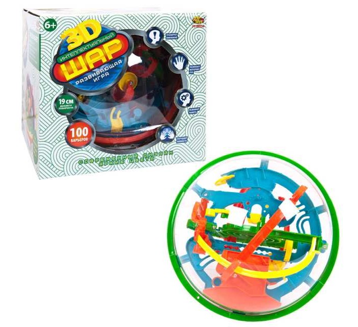 

ABtoys Шар интеллектуальный 3D, Шар интеллектуальный 3D