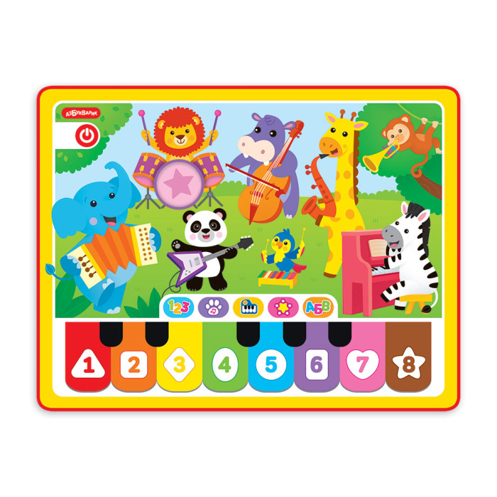 Электронные игрушки Азбукварик Музыкальный зоопарк Планшетик детское пианино азбукварик 2788 веселые зверята