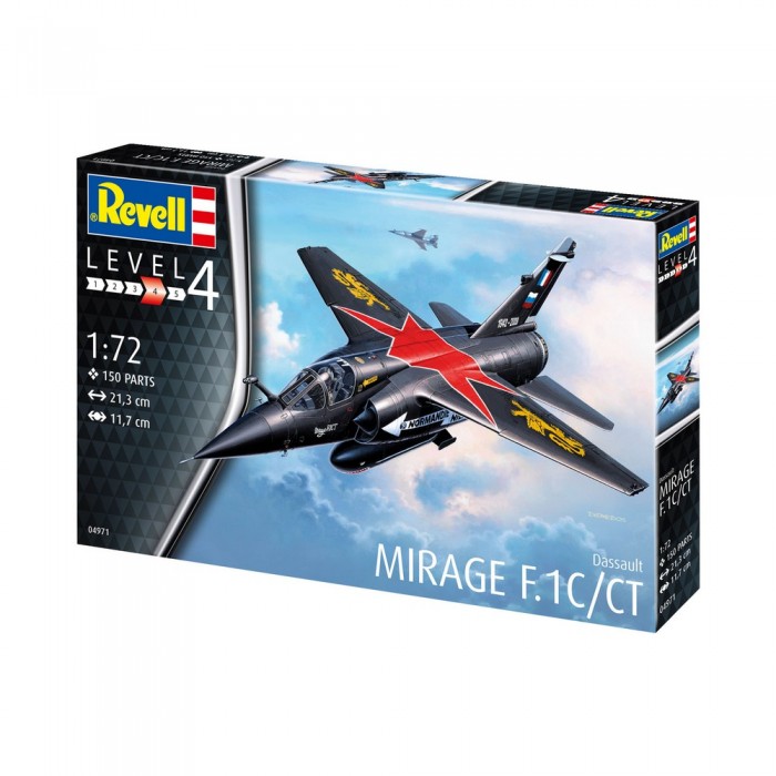 

Revell Сборная модель истребитель Дассо Мираж F.1C, Сборная модель истребитель Дассо Мираж F.1C
