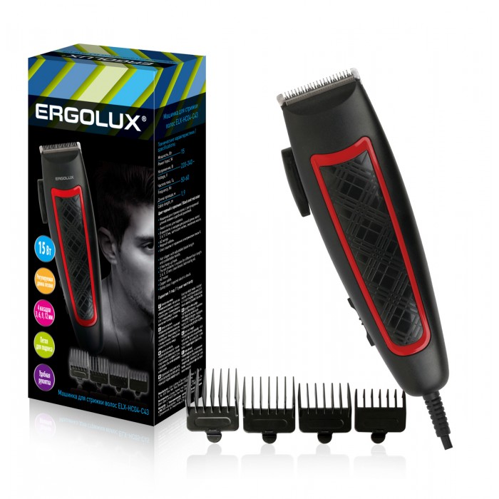 

Ergolux Машинка для стрижки волос ELX-HC04, Машинка для стрижки волос ELX-HC04