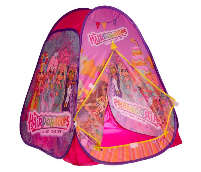 Игровые домики и палатки Играем вместе Палатка детская игровая Hairdorable 81х90х81 см