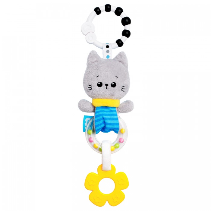 Подвесная игрушка Мякиши Погремушка Котёнок Кекс