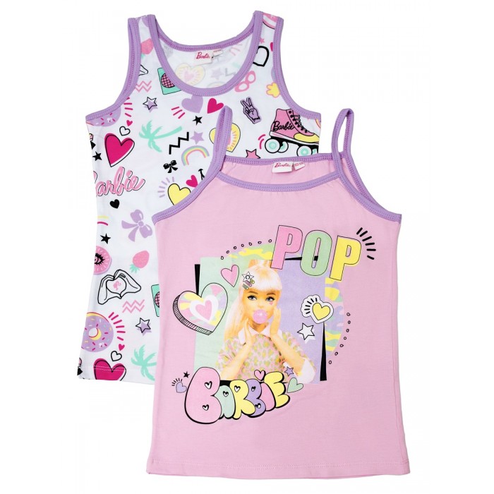 

Barbie Майки для девочки КМ-1Д21-B 2 шт., Майки для девочки КМ-1Д21-B 2 шт.