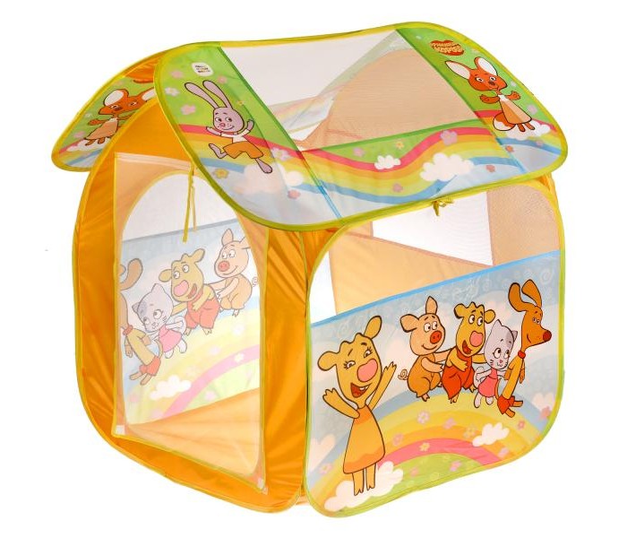 Палатки-домики Играем вместе Палатка детская игровая Оранжевая корова GFA-OC-R