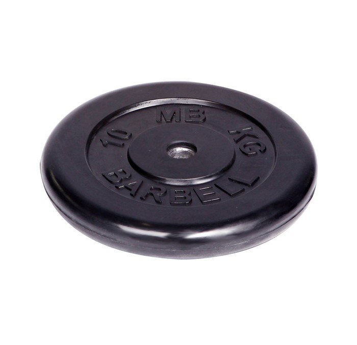 Спортивный инвентарь MB Barbell Диск обрезиненный d 26 мм 10 кг спортивный инвентарь mb barbell диск обрезиненный d 26 мм 20 кг