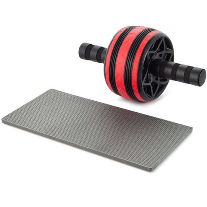 Solmax  Гимнастический ролик, компактный тренажер для тренировки мышц брюшного пресса, рук, груди ролик для йоги sportex 45х11см эва абс e40750 красный