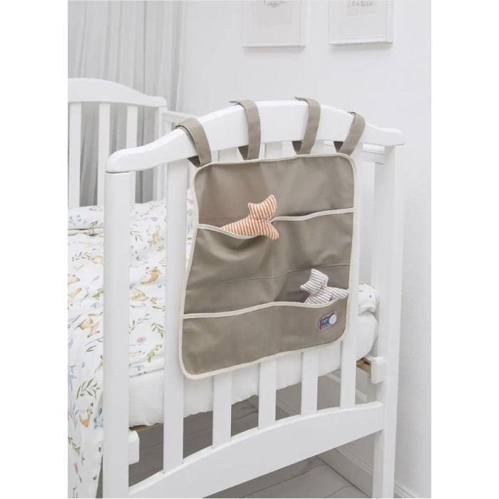 Карманы и панно Baby Nice (ОТК) Органайзер в кроватку подвесной держатель для детской кроватки органайзер для кроватки постельного белья карман для подгузников кровать сумка для хранения и