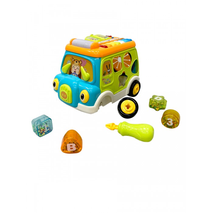 Развивающая игрушка Everflo Игровой центр Baby bus HS0422943 развивающая игрушка veld co игровой центр куб