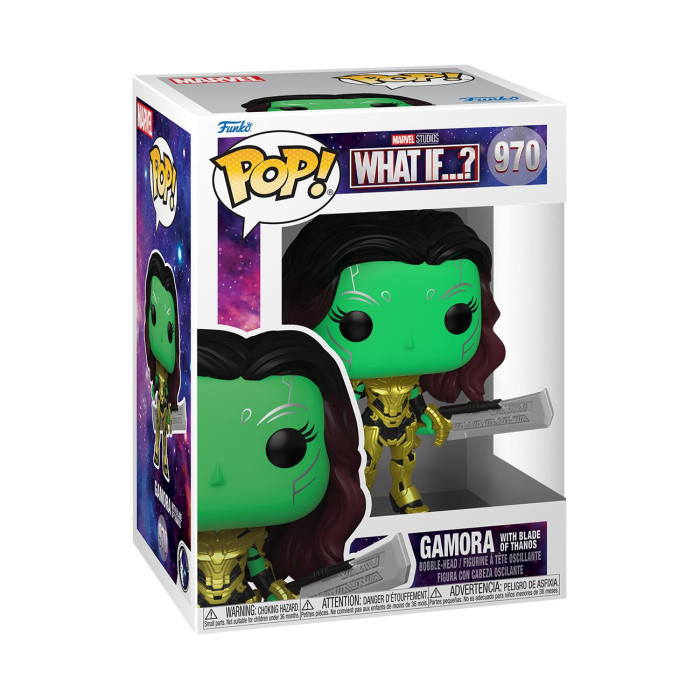 

Funko Фигурка pop! Bobble Marvel What If Gamora Blade of Thanos, Фигурка pop! Bobble Marvel What If Gamora Blade of Thanos