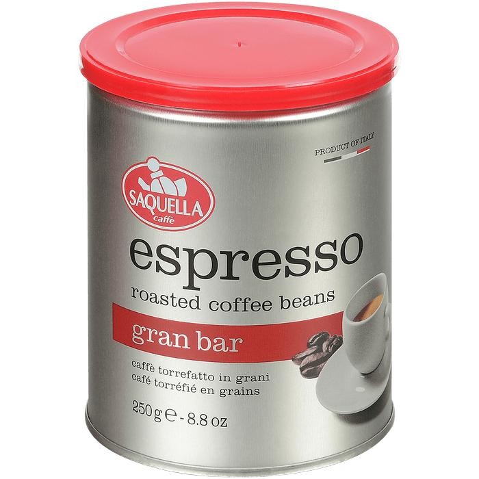 

Saquella Кофе в зернах Espresso Gran Bar 250 г, Кофе в зернах Espresso Gran Bar 250 г