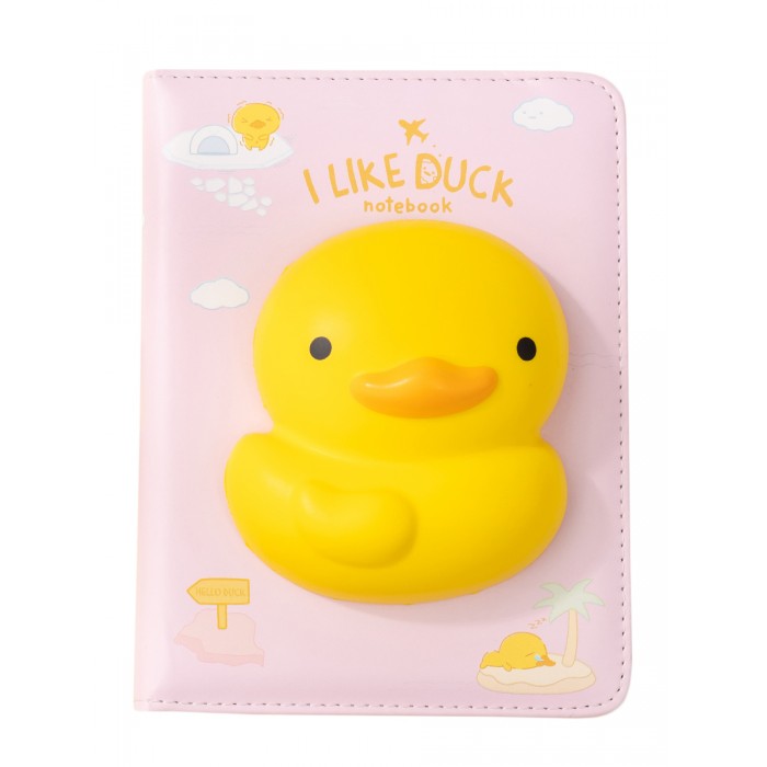 

Mihi Mihi Блокнот со сквишем Уточка I Like Duck А5, Блокнот со сквишем Уточка I Like Duck А5