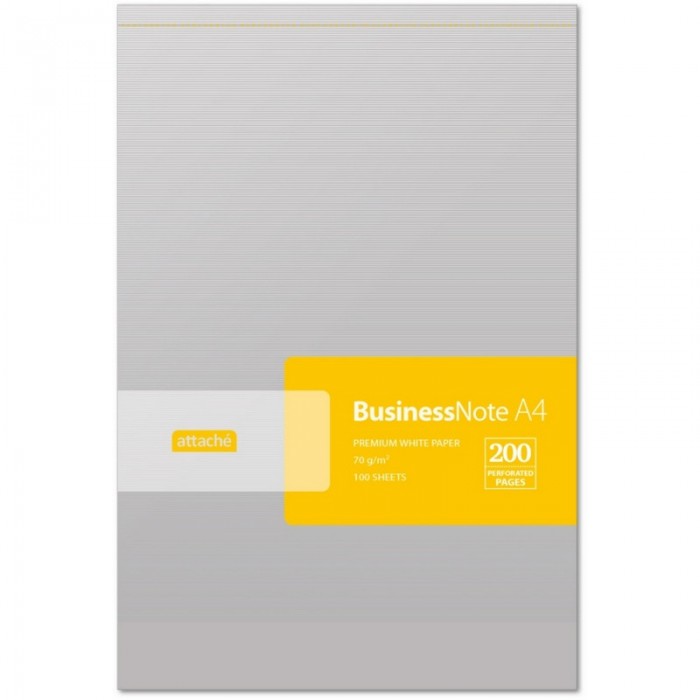 

Attache Блокнот Микроперфорация чистый лист А4 100 листов, Блокнот Микроперфорация чистый лист А4 100 листов