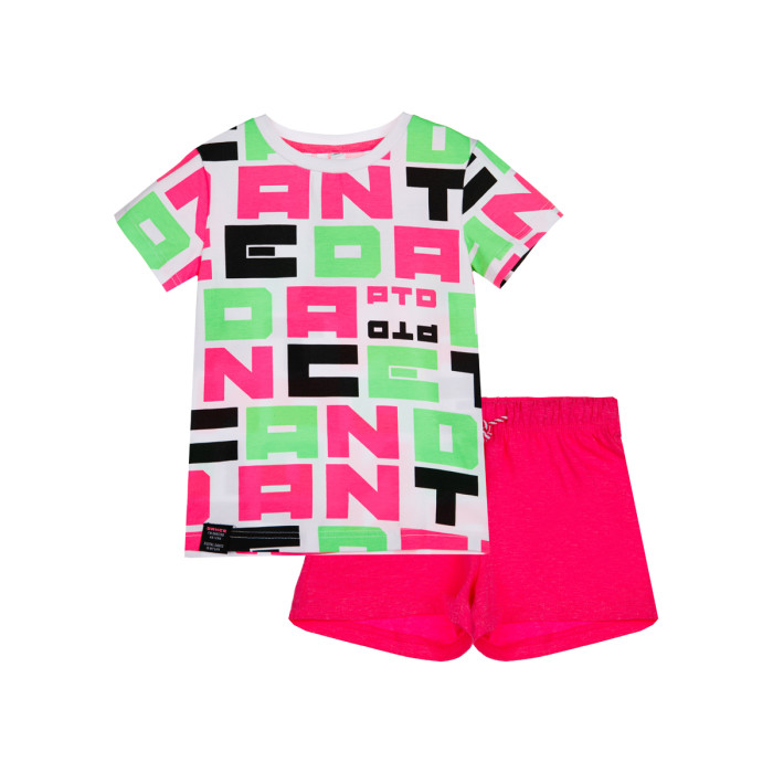 цена Комплекты детской одежды Playtoday Комплект для девочки (футболка и шорты) 12222726