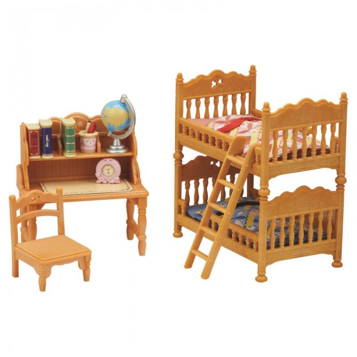 Кукольные домики и мебель Sylvanian Families Набор Детская комната с двухэтажной кроватью