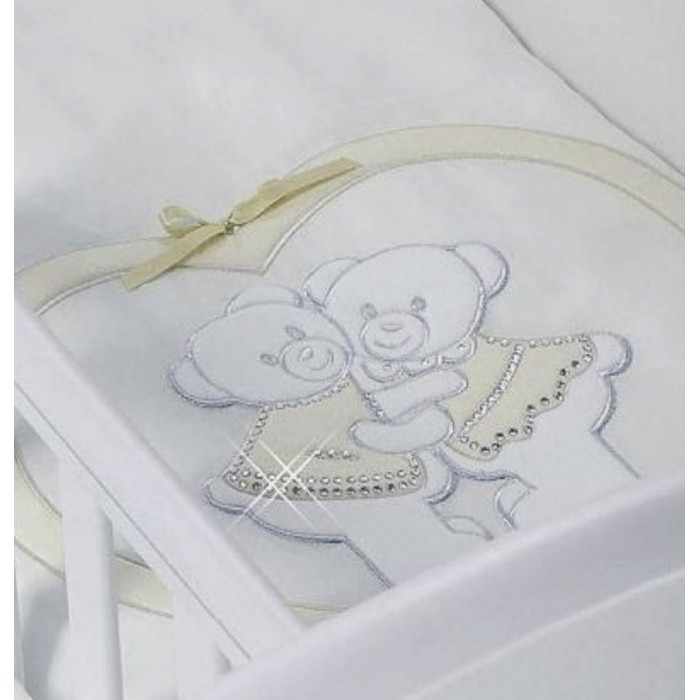 Комплект в колыбель Feretti для двойни Baby Beddings Culla Gemelli Doppio Nino Enchant (одеяло, борт) комплект в кроватку nino elefante 6bb предметов