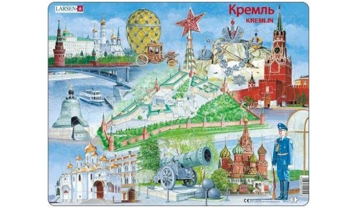 Пазлы Larsen Пазл Кремль цена и фото