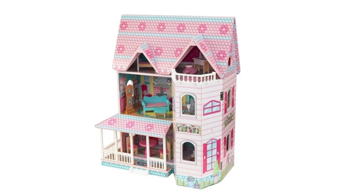 KidKraft Кукольный дом Особняк Эбби домик kidkraft для barbie особняк мечты 65082 ke