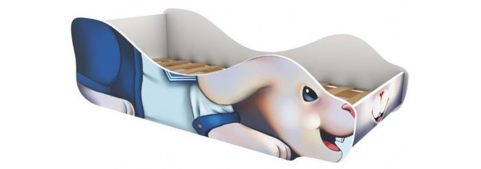 фото Подростковая кровать бельмарко заяц-морячок