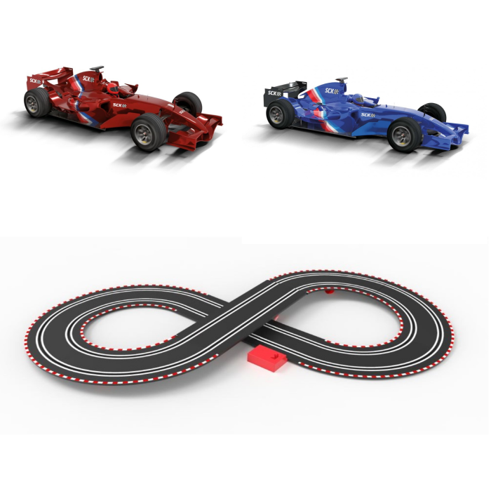 фото Scalextric автотрек compact formula challenge 1:43