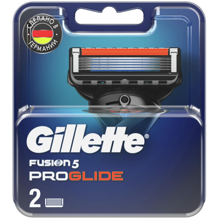 Gillette Сменные кассеты с точным триммером Fusion 5 ProGlide 2 шт. 81751179 - фото 1