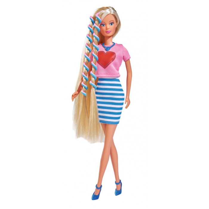 Simba Кукла Штеффи с аксессуарами для волос 29 см кукла paola reina пилар в клетчатом платье с повязкой для волос 32 см