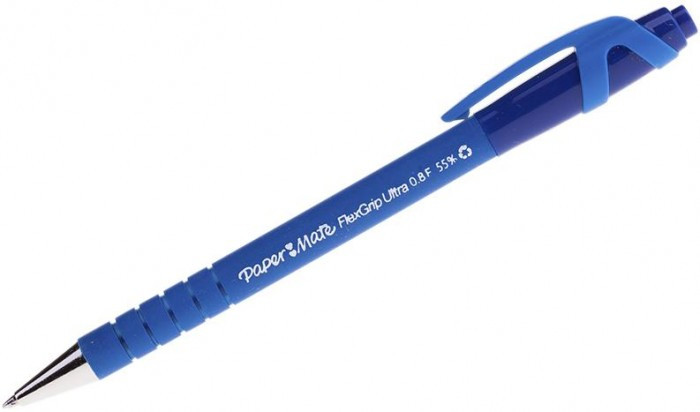  Paper Mate Ручка шариковая автоматическая Flexgrip Ultra 0.8 мм 5 шт.