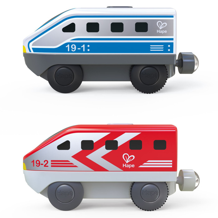 Железные дороги Hape Локомотив Мой поезд E3789_HP локомотив hape мой поезд на батарейках цвет красный