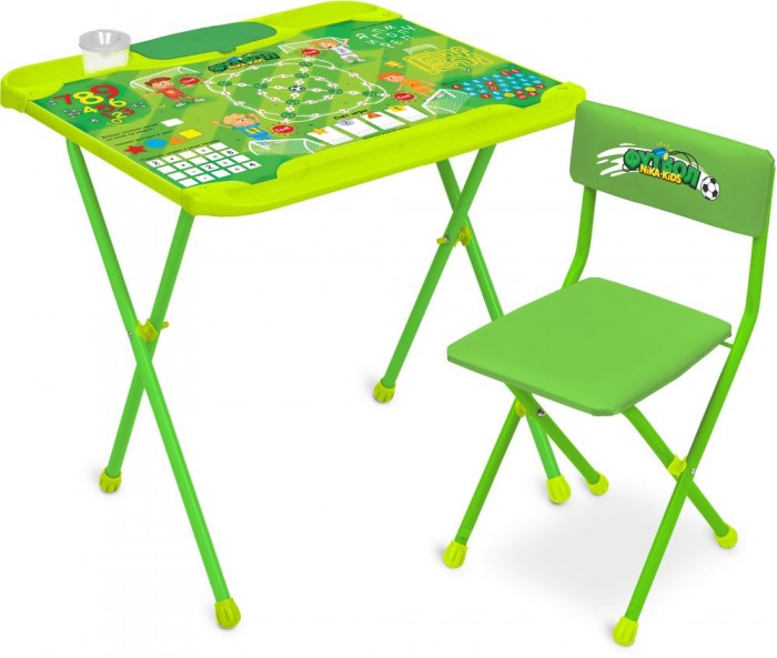 Детские столы и стулья Ника Детский комплект мебели с футболом